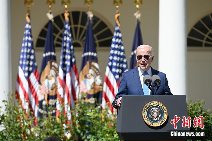當地時間4月25日，美國總統、民主黨人拜登以一段競選視頻宣傳片，正式宣布2024年競選連任。資料圖為拜登在白宮。 <a target='_blank' href='/' _fcksavedurl='/'><p  align=